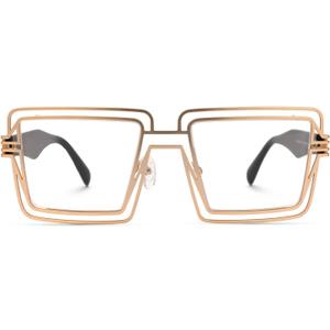 VOOGLAM Stylish Square Blue Light Blocking Glasses for Women Anti UV Eyestrain Eyewear Aethwy