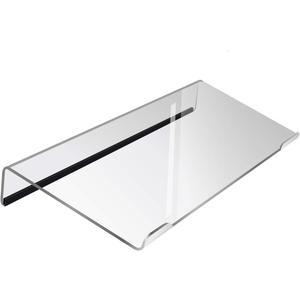 Refrze Computer Keyboard Stand PC Keyboard Stand,Titled Keyboard Stand,Clear Acrylic Keyboard Tray Holder for Easy Ergonomic Typing and Working at Home and Office Upgraded Version