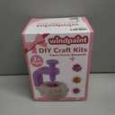 windpaint Fabric Flower Bouquets Toys, Christmas Gifts DIY Craft Kits Toys for Kids, Arts & Crafts for Girls 3 4 5 6 7 8 9 10 Years Old Toddler, Educational Learning Preschool Birthday Gifts(Purple)