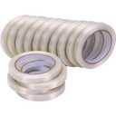 1/2 inch Mono Filament Strapping Tape, Heavy Duty Reinforced Filament Tape, Clear Fiberglass Reinforced Packing, (14 Rolls, 378yds Total)