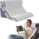 Ahpmeoa 3PCS Wedge Pillow Set for After Surgery, Back Pillow for Bed Sitting up, 10-in-1 Foam Wedge Pillow for Acid Reflux & Back Pain Relief, Post Surgery Pillow for GERD & Snoring, White