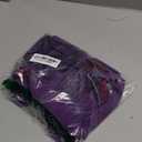 Blooming Jelly Womens High Wasited Bikini Sets Tummy Control Swimsuits Curvy Mesh Swim Skirt (Medium, Dark Purple)