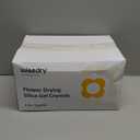 wisedry 10 LBS Silica Gel Flower Drying Crystals, 2 Packs of 5 LBS, Fine Crystals < 1mm, Color Indicating, Reusable