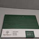 Teak Wood Cutting Boards for Kitchen, Large Charcuterie Board with Handle, 1" Thick Butcher Block, End Grain Cutting Board, Reversible Wooden Chopping Board for Meal Prep & Serving, 17"13"