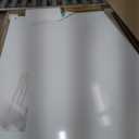 TSJ OFFICE Glass Dry-Erase Board - 36 x 24 Inches Wall Mounted Black Glass Magnetic Whiteboard, Frameless Large White Board for Office, Home & School