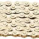 ZHIQIU FSC 6,7,8 Speed 116L Bicycle Chains, Silver,Gold (1/2x3/32-Inch)