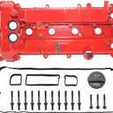 Aluminum Valve Cover Compatible with 2012-2014 Ford Edge 2013-2018 Ford Focus Replace# CJ5Z-6582-A CJ5Z6582A