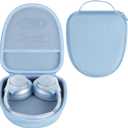 Hard Case Replacement for Anker Soundcore Life Q20 Q30 Q35 Q40 Q45 Q20+ Q20i Hybrid Active Noise Cancelling Headphones (Sky Blue Case)