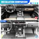 Titibett Floor Mats Fit for 2025 2026 Toyota 4Runner 5 Seats Only Gas All-Weather Floor Mats Compatible with 4Runner Interior Accessories, 3PCS