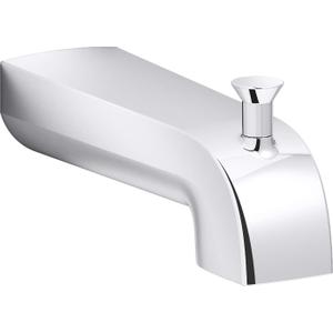 Kohler 97089-CP Pitch Wall-Mount Diverter Bath spout, Polished Chrome