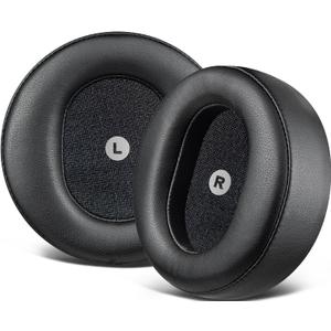 SOULWIT Replacement Earpads for Audeze Maxwell (Do Not Fit Audeze Maxwell 2) Headphones, Ear Pads Cushions with Soft Protein Leather, High-Density Noise Cancelling Foam - Black