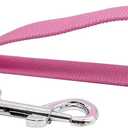 2 x Nylon Dog Training Leash, Traction Rope, 4Ft /5 Foot /6 Feet Long, 5/8 inch 3/4 Inch 1 Inch Wide, for Small and Medium Dogs (Pink, 1'' x 20 FT)