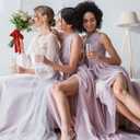 4 Roll Valentine's Day Silk Velvet Ribbon for Gift Wrapping Fringe Fabric Frayed Velvet Ribbon Raw Edge for Valentine Day Party Wedding Decor Bouquet Basket Hair(Classic Color,2 in X 8 yd)