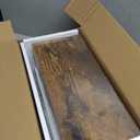 QEEIG Bathroom Shelves Over Toilet - Wall Mounted Floating Shelves Toilet Paper Storage Small Farmhouse Decor Shelf 16 inch Set of 3, Rustic Brown (019-BN3)