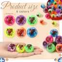 Wettarn 50 Pcs Jesus Loves You Easter Gifts Bulk Christian Bouncy Balls Rubber Jesus Loves You Bouncing Balls for Religious Easter Party Favor Basket Suffer (Tradition)