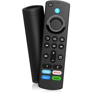 Replacement Voice Remote Fit for All Fire-Series, TV Cube/Stick, Compatible with Stick 4K Max/4K (1st/2nd Gen), Stick (2nd/3rd Gen)/Lite/HD, and for All Insignia-Toshiba-Pioneer-Smart-TV, Not for Roku, 2 Pack
