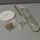 Dahey Headband Holder Multifunctional Hair Accessories Organizer Display Hairbands Claw Clips Scrunchie Metal Storage Stand Stylish Bedroom Dorm Bathroom Vanity Decor for Girls Women, Gold