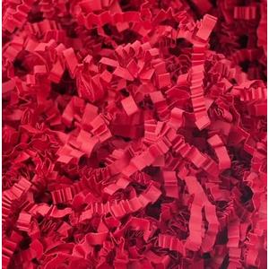 Paper Shred Filler - 1/2LB Red Crinkle paper filler, Crinkle Cut for Gift Wrapping, Basket Filling, Birthdays, Weddings, Anniversaries, Valentines Day, and other occasions