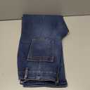 Flamingals Women's Mid Waist Straight Leg Jeans Drawstring Cropped Jeans Women Stretchy L