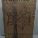 Pamo Babe 4 in 1 Baby Playards with Bassinet & Changing Table, Portable Crib Breathable Mesh and Toy Mobile (Black)