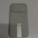 SURITCH for iPhone 13 Pro Case with Magnetic Camera Slide Cover and Adjustable Kickstand, Compatible with MagSafe, Shockproof Bumper Case Slim Protective Cover for iPhone 13 Pro 6.1 Inch, Green