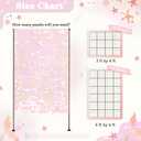 Square Sequin Wall Panels Shimmer Wall Birthday Party Backdrop Decorations Background 3ftx4ft (Iridescent Pink)