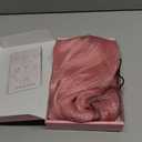 Pink Wig - Long Pink Wavy Wigs for Women Middle Part Pastel Pink 26 inch Natural Curly Synthetic Wig Heat Resistant Fiber Wigs for Daily Party Use