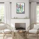 2 x CSZPPQAF Wildflowers Paint by Numbers Kit for Adults Beginner, Flower Paint by Number Kits on Canvas, DIY Easy Acrylic Watercolor Floral Oil Painting by Numbers for Home Wall Decor 16X20inch