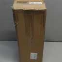 WOPITUES Wood Floating Shelves Set of 6, Shelves for Wall Decor, Farmhouse Shelf for Bedroom, Bathroom Storage Shelves, Book Shelves for Living Room - Rustic Brown (16.5 Inch)