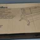 NeoBorn 3 in 1 Baby Bassinet, Bedside Bassinet for Baby, Rocking Bassinet with Breathable Full-Mesh, Mattress and Soft Sheet, Adjustable Height, Stable and Secure Crib for Newborns