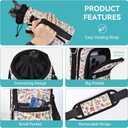 icolor Water Bottle Carrier Bag with Strap 25/32/40 oz Crossbody Bottle Holder with Phone Pocket Sling Sleeve Insulated Neoprene Water Bottle Pouch for Walking Travelling