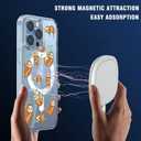 Sloth Magnetic Case for iPhone 12/12 Pro with MagSafe Wireless Charging Clear Cute Lovely Painting Girls Woman Soft Slim TPU Anti-Scratch Shockproof Protective Case