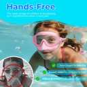 2 x Swim Goggles for Kids 3-15 with Earplugs Large Frame Anti-Fog/UV Swimming Goggles for Boys Girls Toddler 2PCS