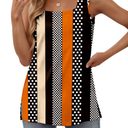 Zeagoo Tank Tops for Women 2025 Summer Square Neck Loose Fit Side Split Casual Flowy Sleeveless Shirts S-XXL
