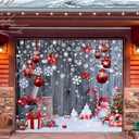 Christmas Banner Snowman Decorations, Single Christmas Mural Cover Indoor Outdoor Merry Christmas Backdrop Christmas Decorations