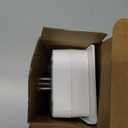 Power Charger Shelf-CFMASTER 11 Port Surge Protector Wall Outlet, 8 Electrical Outlet Extenders and 3 USB Ports 3.4A, with Removable Built-in Shelf and LED Indicator, FCC Listed, White