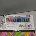 Zebra Pen, doodlerz Gel Stick Pens, 1.0mm Needle-Point Tip, Glitter, Neon, Pastel, Metallic Gel Ink, Vibrant Assorted Colors, Water-Based Ink, Art and School Pens, 60 Count Pack (41960)