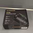 IRONZON Fingerprint Door Knob Fingerprint Door Lock with App Control Smart Door knob for Bedroom, Biometric Door Lock for Apartment Office and Garages Silver