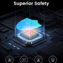 MRGLAS USB C Cable 3.2A,[2-Pack,3.3FT+10FT] Type C Charger Fast Charging Right Angle [Gold-Plated] USB to USB C Cable Durable Nylon Braided USB A to C Cord for iPhone 17 16 15 Samsung S24 S23 S22 Note (Grey)