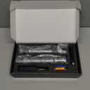 LUVUMVLT Wireless Microphone, Dual Handheld Dynamic Mic with Rechargeable Receiver, 40H Duration, 200ft Range, Plug and Play, Karaoke Microphone for Singing, Karaoke, Meeting, Church, Wedding (Silver)