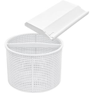 BigHead SPX1082CA Pool Skimmer Basket & SPX1082K Pool Skimmer Weir Door Flapper Weir Gate Assembly Compatible with Hayward In-Ground SP1082 SP1083 SP1084 SP1085 SP1086 SP1075White
