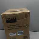Seville Classics 2-Pack Steel Mesh Round Trashcan Wastebasket for Trash or Recycle in The Home, Office, or Garage, Black, 6 Gallon