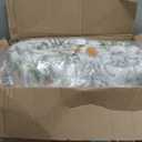 Sanracie Oversized King Quilt 120"x120",100% Cotton Floral Bedspreads California King Extra Large Yellow Flowers Green Plant Pattern Printed Floral Bedding Coverlet Lightweight 3Pcs for All Season