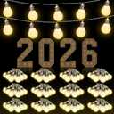 Retisee 12 Pcs Marquee Light String Bulbs13.8 ft Long for Marquee Letters Numbers 3 4 ft Tall Waterproof LED String Light for Indoor Outdoor Wedding Birthday Party Decor