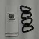 4" Auto Locking Climbing Carabiner, 26KN/ 5728lbs Large Carabiner Clips, UIAA Certified Heavy Duty Caribbean Clips for Rock Climbing, Camping, Hammock, Rescue, D Shaped Twist Lock