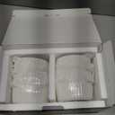 Delling Ramekins with Handle, 6 PACK Soup Bowls for French Onion Soup, Pot Pie, Lava Cakes, Creme Brulee, 12 Oz Porcelain Souffle Dish for Baking, White