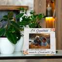 Grandchild 4x6 Picture Frame, Grandparents Grandkids Photo Frame, Grandparents Gifts for Christmas from Grandkids, a Grandchild Is a Gift from Above Wooden Photo Picture Frames