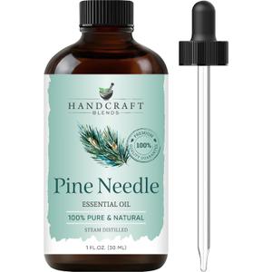 Handcraft Blends Pine Essential Oil - 1 Fl Oz - 100% Pure and Natural - Premium Grade Essential Oil for Diffuser and Aromatherapy, and DIY Soap Making