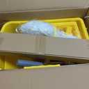 22-Qt (5.5 Gallon) Mop Bucket with Wringer on Wheels,Cotton Mop Included