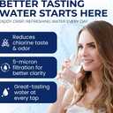 IPW Industries Inc Set of 4 Compatible for Water Filter GE GXWH04F, GXWH20F, GXWH20S & GXRM10 Multi-Pack, Carbon Block Replacement Cartridge